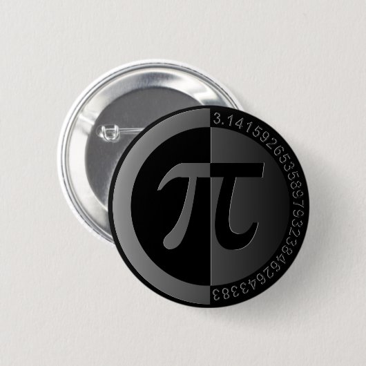 Pi Dag Ronde Button 5,7 Cm (Voorkant /achterkant)