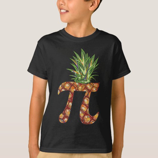 Pi Dag Shirt Pi Pineappel Funny Wiskunde Pi Dag (Voorkant)