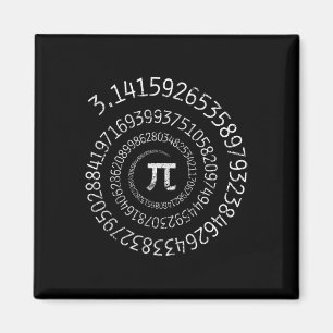 PI dag Shirt spiraal PI Wiskunde ontwerp voor PI d Magneet