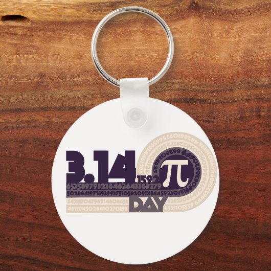 Pi Dag Sleutelhanger (Voorkant)