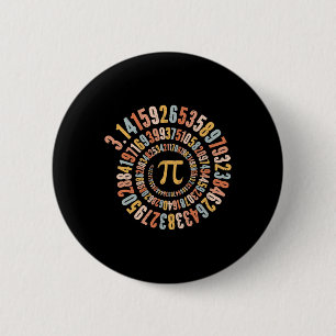 Pi Dag Spiral Wiskunde Pi Ronde Button 5,7 Cm