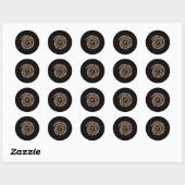 Pi Dag Spiral Wiskunde Pi Ronde Sticker (Vel)