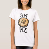Pi dag taart 3.14 t-shirt (Voorkant)