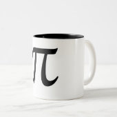 Pi Dag Tweekleurige Koffiemok (Voorkant rechts)