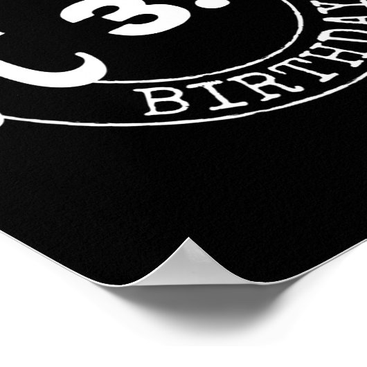 Pi Dag Verjaardag 3 14 maart 14 Wiskunde Nerd Geek Poster (Hoek)