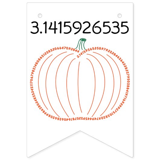 Pi Dag Vlaggetjes (Eerste vlag)