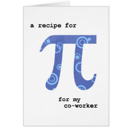 Pi Dag voor Co-Worker, Humor, Recept voor Pi