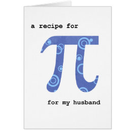 Pi Dag voor Man, Humor, Recept voor Pi