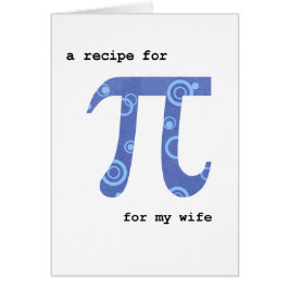 Pi Dag voor Vrouw, Grappig, Recept voor Pi