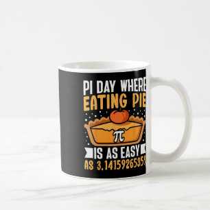 Pi dag waar het eten van taart is zo gemakkelijk - koffiemok