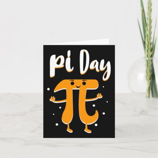Pi-dag Wiskunde Algebra Geks Studenten Geek Nerd J Kaart (Voorkant)
