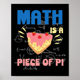Pi-dag Wiskunde is een stuk wiskundedocent Poster