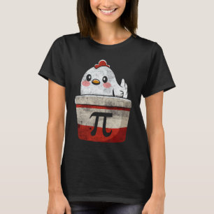 Pi-dag Wiskunde Kip Pot Pi Mannen Vrouwen T-shirt
