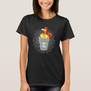 Pi-dag Wiskunde Kip Pot Pie Peuter Geek Nerd Jonge T-shirt