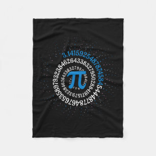 Pi-dag Wiskunde Nerd Geek 3.1415 Irrationeel Numme Fleece Deken