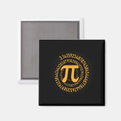 Pi-dag Wiskunde Nerd Geek 3.1415 Irrationeel Numme Magneet (Voorkant / Achterkant)