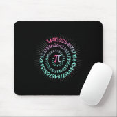 Pi-dag Wiskunde Nerd Geek 3.1415 Irrationeel Numme Muismat (Met muis)
