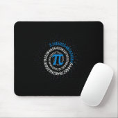 Pi-dag Wiskunde Nerd Geek 3.1415 Irrationeel Numme Muismat (Met muis)