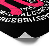 Pi-dag Wiskunde Nerd Geek 3.1415 Irrationeel Numme Poster (Hoek)