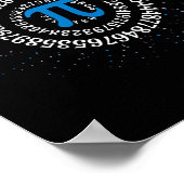 Pi-dag Wiskunde Nerd Geek 3.1415 Irrationeel Numme Poster (Hoek)