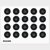 Pi-dag Wiskunde Nerd Geek 3.1415 Irrationeel Numme Ronde Sticker (Vel)