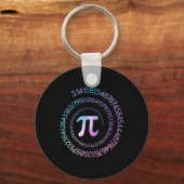 Pi-dag Wiskunde Nerd Geek 3.1415 Irrationeel Numme Sleutelhanger (Voorkant)