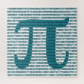 Pi Dag Wiskunde Nerd Legpuzzel (Verticaal)