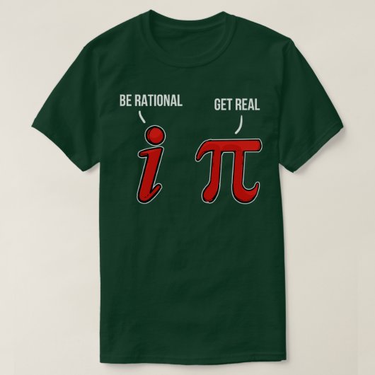 PI dag Wiskunde PI T-shirt (Design voorkant)