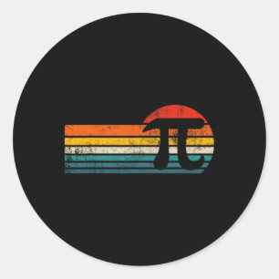  pi dag Wiskunde pun wiskunde symbool pi dag Ronde Sticker