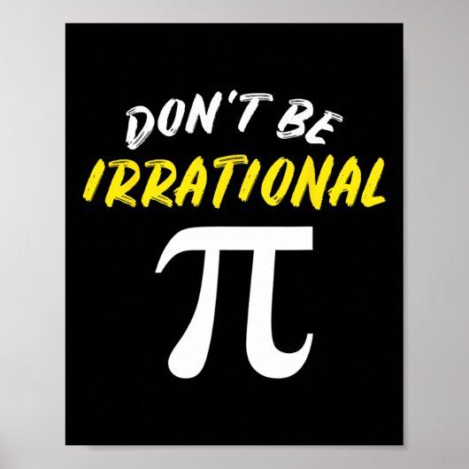 PI Dag Wiskunde Science Funny Teacher Gift Mannen Poster (Voorkant)