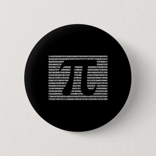 PI Dag Wiskunde Science Funny Teacher Gift Mannen Ronde Button 5,7 Cm (Voorkant)