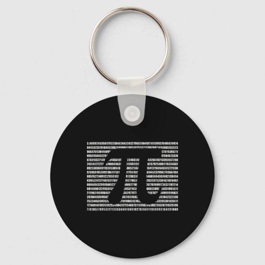 PI Dag Wiskunde Science Funny Teacher Gift Mannen  Sleutelhanger (Voorkant)