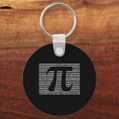 PI Dag Wiskunde Science Funny Teacher Gift Mannen  Sleutelhanger (Voorkant)