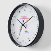 Pi-dag Wiskunde Woordwolk Zwarte Cijfers (Hoek)