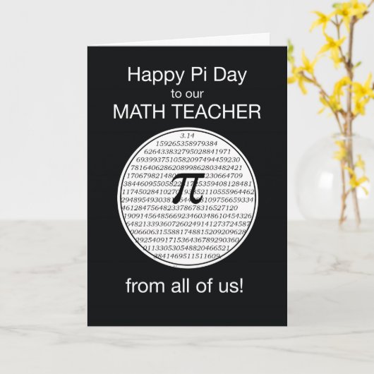 Pi-dagcyclus Kaart (Gele Bloem)