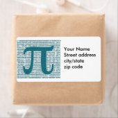 Pi-dagnummers Etiket (Insitu)