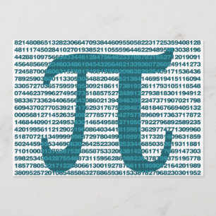 Pi-dagnummers Kaart