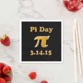 Pi Day 2015 Paper Napkins Servetten (Insitu)