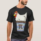 PI Day 2022 Wiskunde Lover Mathematics Chicken Pot T-shirt (Voorkant)