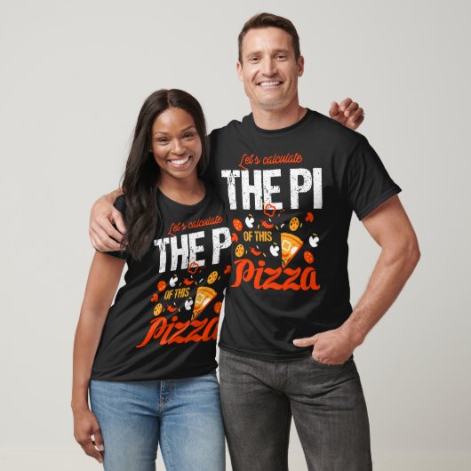 PI Day, 3 14, bereken de PI van Pizza T-Shirt (Unisex)