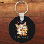 Pi Day 3.14 Funny Pie Menu Poster _ Math Lover Déc Sleutelhanger (Voorkant)