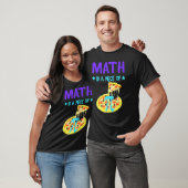 Pi Day 3.14 Math Is A Piece Of Pizza Funny Fun T-shirt (Unisex)