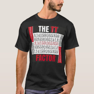 Pi Day Algebra, Wiskunde chemische techniek T-shirt