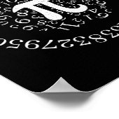 Pi Day Apple Graphic Cute Funny Wiskunde Lover Pie Poster (Hoek)