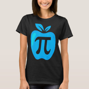 Pi Day Apple Pi Wiskunde Leraar 3 14 Wiskunde Geek T-shirt