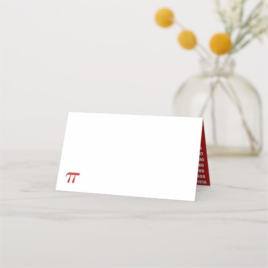 Pi Day Apple Pie Cartoon Character Numbers Plaatskaartje (Voorkant)