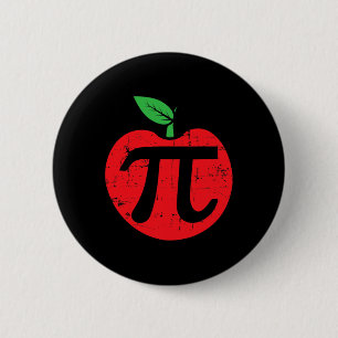 Pi Day Apple Pie Pun 3.14 Schattigee Wiskunde Love Ronde Button 5,7 Cm