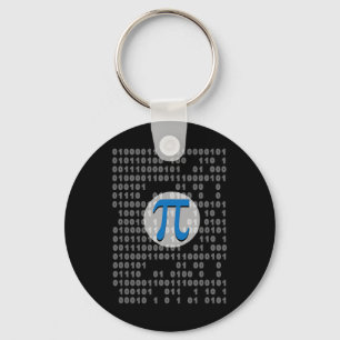 Pi Day ASCII Binaire Code 3.14 Pi Symbool Wiskunde Sleutelhanger