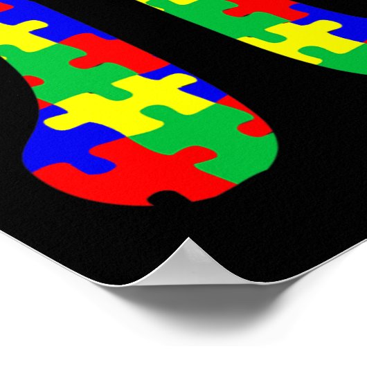 Pi Day Autisme Bewustzijn voor Docent Mannen Vrouw Poster (Hoek)