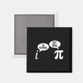 Pi Day Be Rational Get Real Funny Wiskunde Compare Magneet (Voorkant / Achterkant)